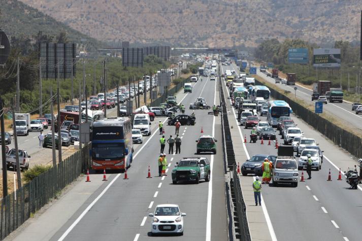 Accidente múltiple en la Ruta 68 dejó cuatro personas muertas