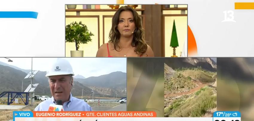 Aguas Andinas llama al consumo moderado de agua