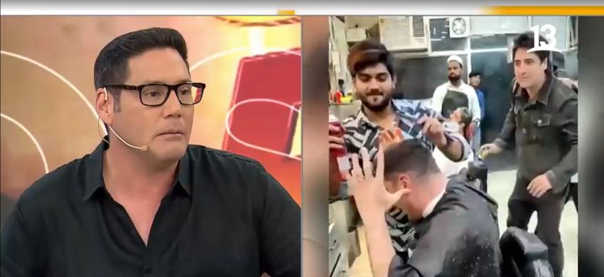 Con fuego incluido: Pancho Saavedra recordó su excéntrico corte de pelo en Medio Oriente