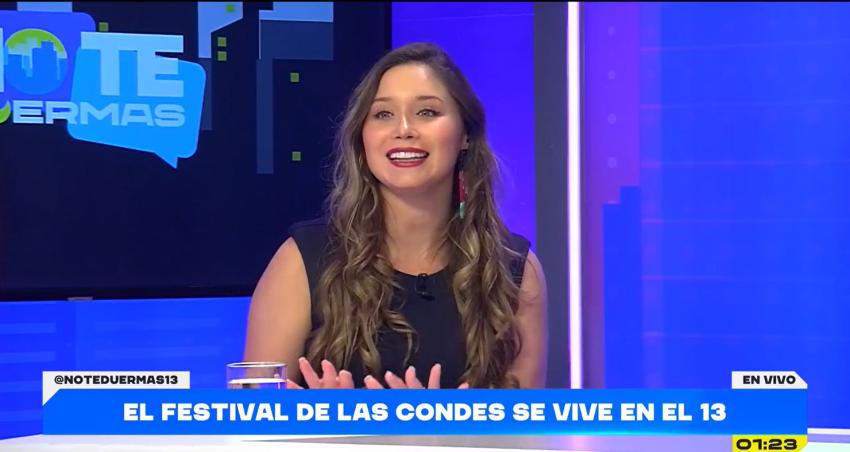 “Se viene buenísima”: Pía Pérez contó detalles del backstage digital del Festival de Las Condes