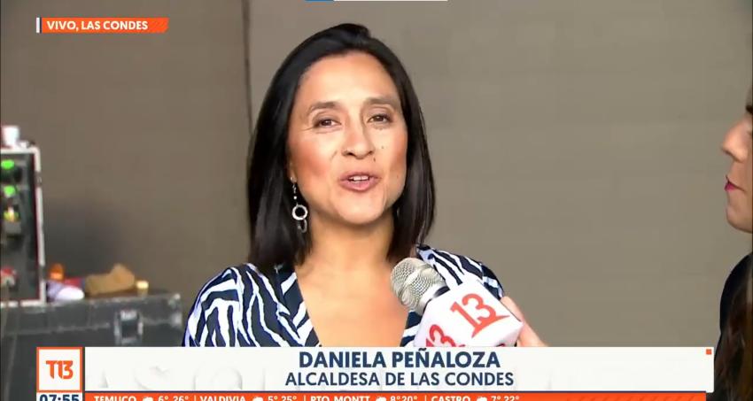 Alcaldesa Daniela Peñaloza entregó recomendaciones para asistir al Festival de Las Condes
