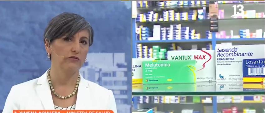 Ministra Aguilera explica el ABC de los descuentos a medicamentos