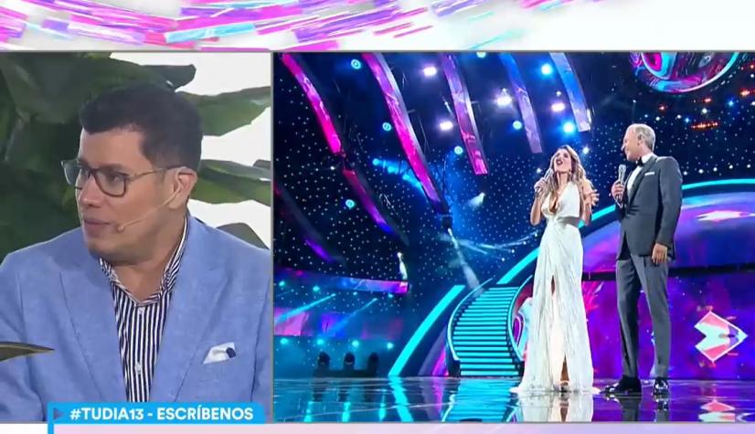 Colombiano analiza looks de Martín Cárcamo y María Luisa Godoy en segunda noche de festival