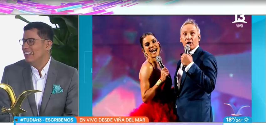 Colombiano analiza looks de Martín Cárcamo y María Luis Godoy