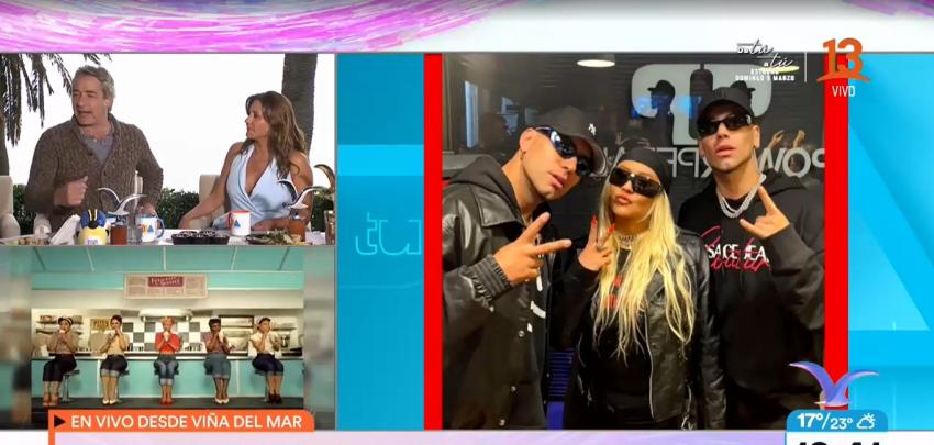 Christina Aguilera estaría ensayando en estudio de Power Peralta