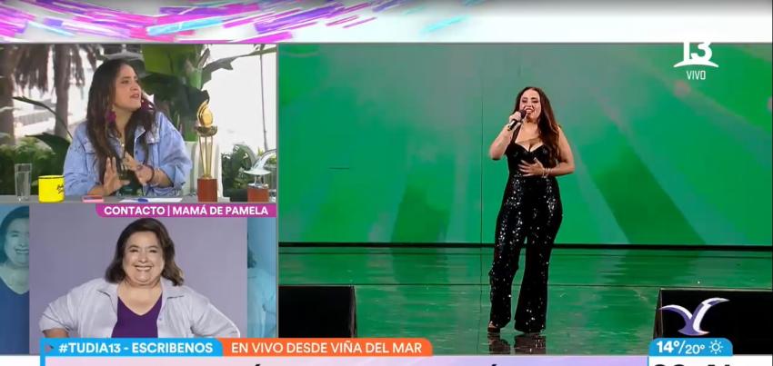 Mamá de Pamela Leiva analiza la rutina de su hija en Viña