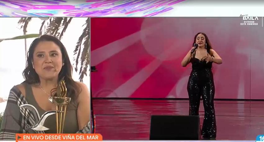 Pamela Leiva y su exitosa rutina en el Festival