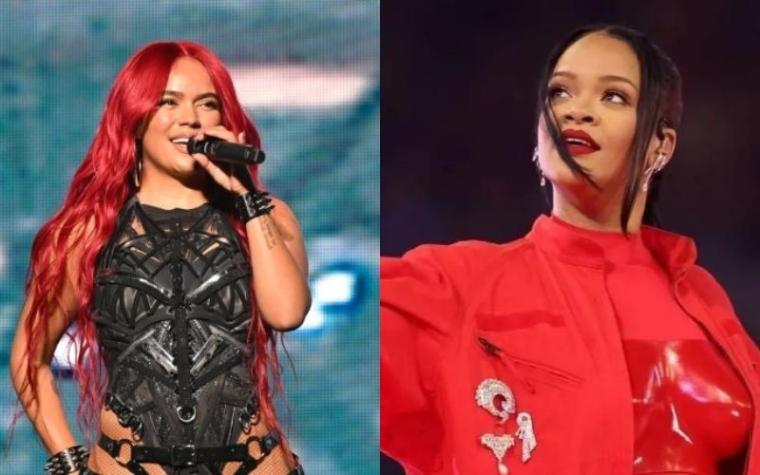 "Fue una chimba": Karol G compartió registros de su especial encuentro con Rihanna 