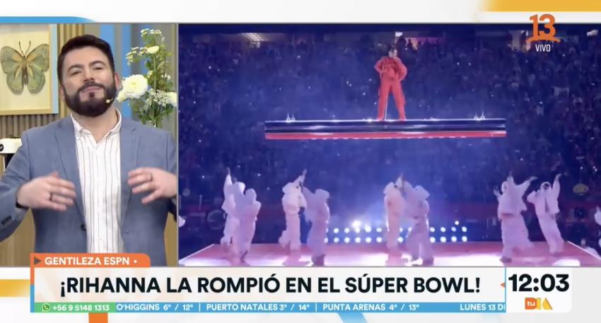 El look y show de Rihanna en el Super bowl