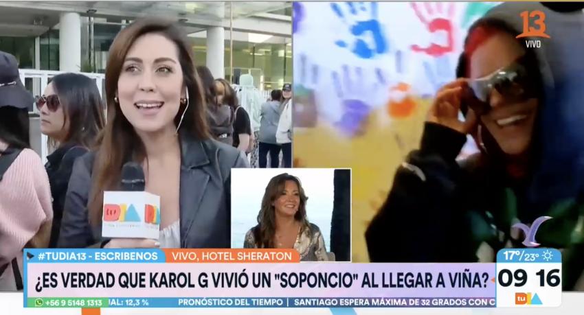 Karol G desató la locura en la quinta región 