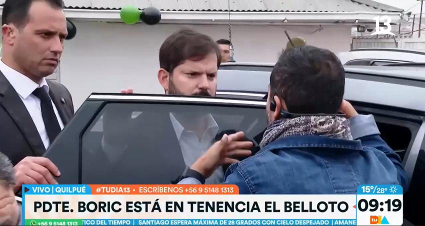 "El apoyo no será solo con palabras": Pdte. Boric visitó a la familia de la sargento Rita Olivares en Quilpué