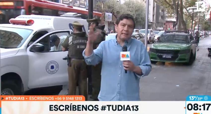 Asesinan a balazos a migrante irregular en edificio de Santiago Centro