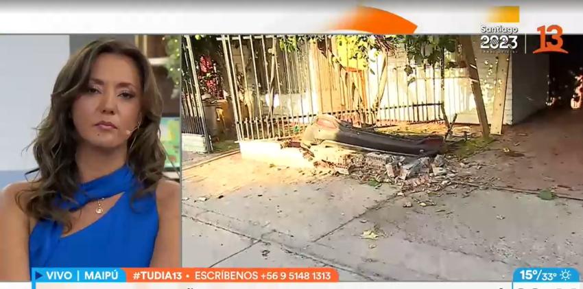 A las 7 de la mañana delincuentes hicieron portonazo en Maipú