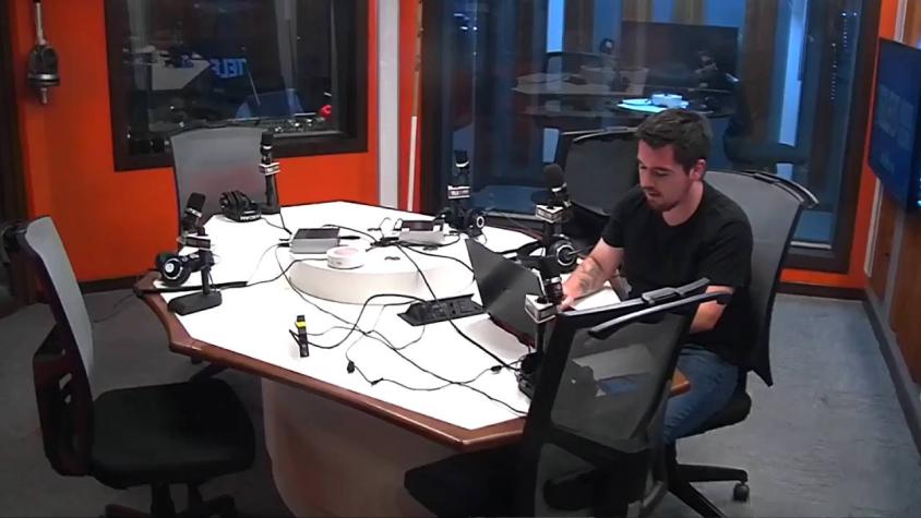 Nervios de acero: Así reaccionó periodista de Tele13 Radio durante sismo