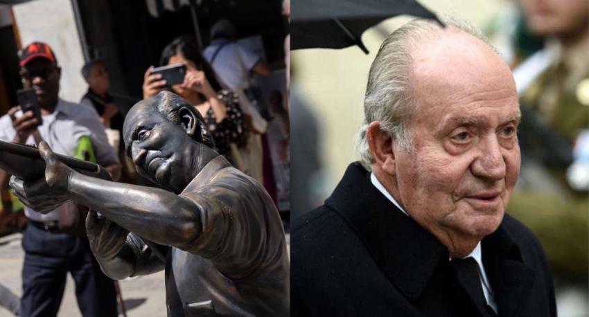 Artista chileno fue censurado en España por polémica escultura del Rey Emérito Juan Carlos I