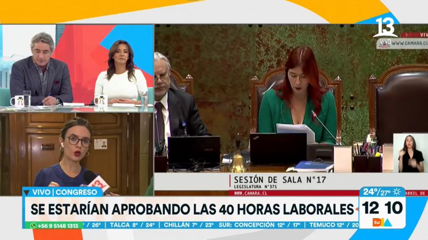 Ministra Camila Vallejo explicó en detalle proyecto de 40 horas laborales que hoy se vota en el Congreso