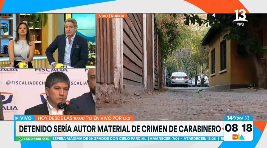 "No va haber impunidad ante delitos violentos": Subsecretario Monsalve tras detención de dos sujetos