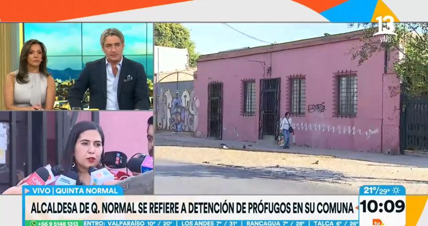 Alcaldesa de Quinta Normal confirmó que personal municipal llegó a esta casa luego del crimen 