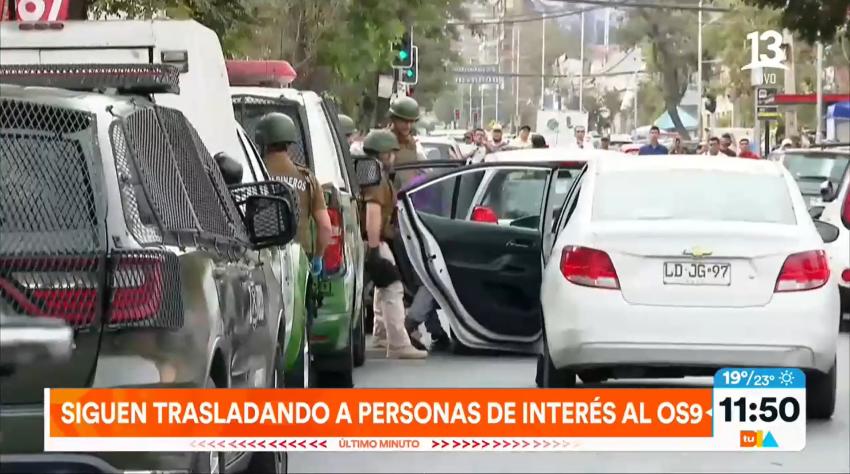 Carabineros detiene a tres personas tras allanamientos en búsqueda de asesinos del suboficial Palma