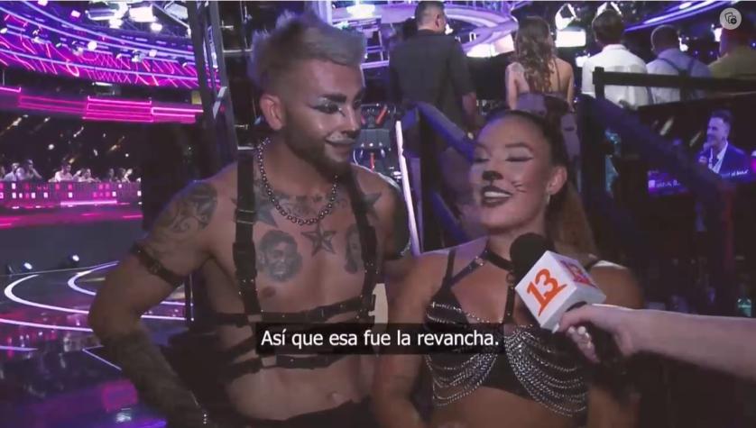 "Fue la revancha": Chantal Gayoso y Matías Falcón ganaron como felinos en la pista de baile