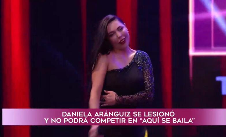 "Me fracturé dos costillas": Daniela Aránguiz no podrá competir en "Aquí se baila"