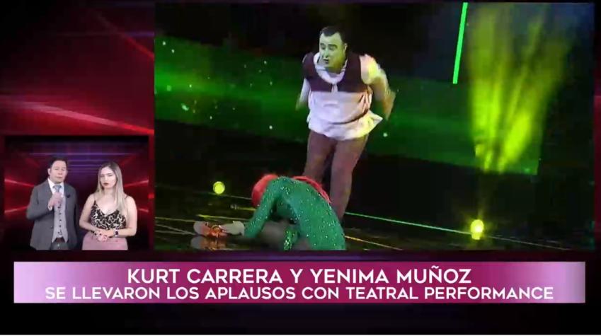 "Descordinados": Kurt Carrera y Yenima Muñoz actuaron como Shrek y Fiona en divertido baile