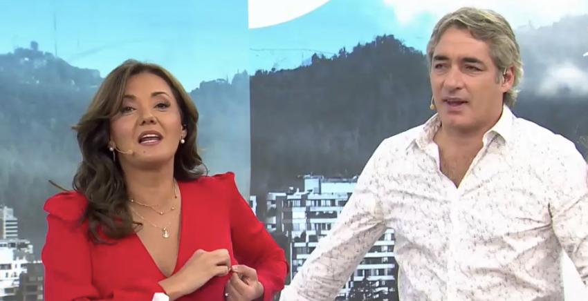 Priscilla Vargas sufrió percance con su vestido