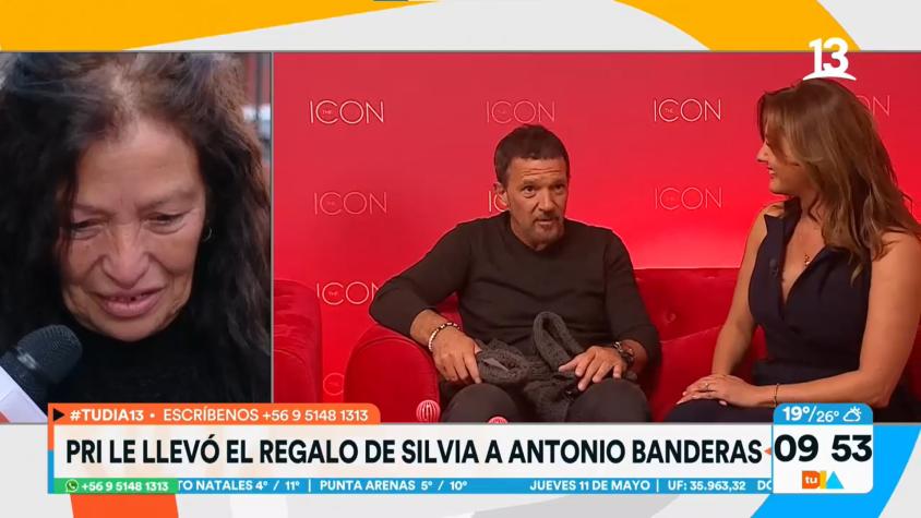 ¡Cumplió! Priscilla Vargas entregó especial regalo a Antonio Banderas