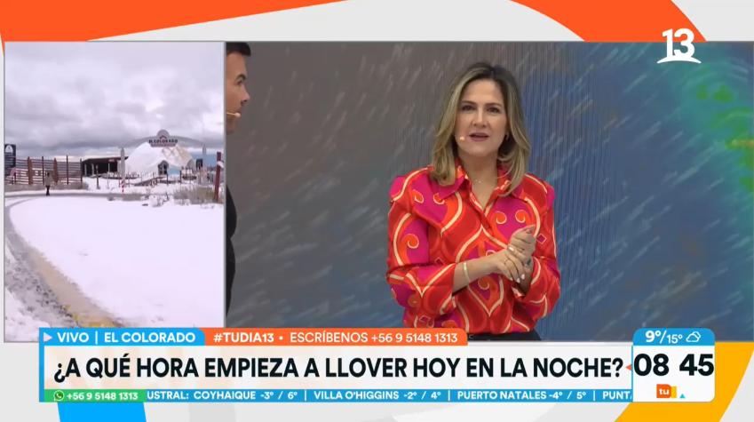 Michelle Adam se arriesgó: ¿Las lluvias se extenderán hasta el martes?