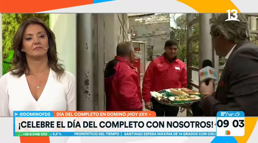 Pura fraternidad: Repenning llevó completos hasta TVN 