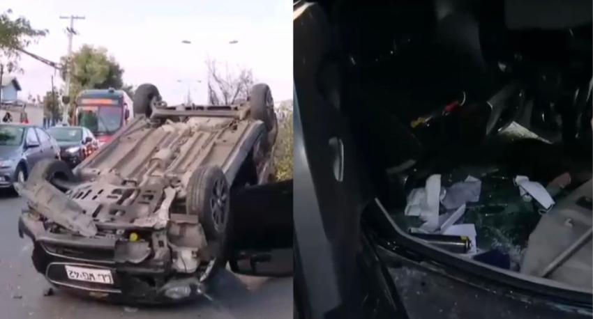 Conductor ebrio chocó a matrimonio: intentó fugarse pero fue amarrado por vecinos