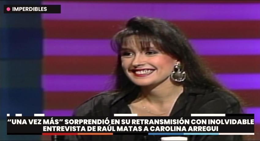 Carolina Arregui homenajeó a Myriam Hernández cantando "Ay amor"  