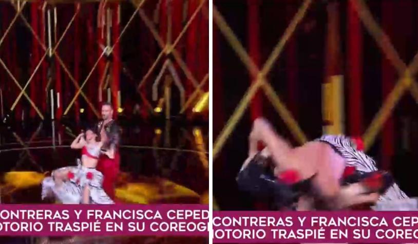 "Casi se cae Francisca": Lift fallido de Hernán Contreras marcó su coreografía