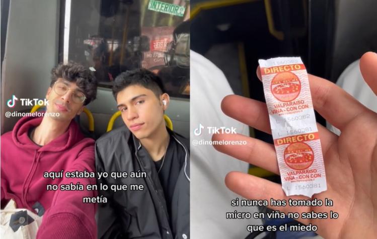 "No sabía en lo que me metía": Italiano terminó "aterrorizado" tras andar en micro de Viña del Mar