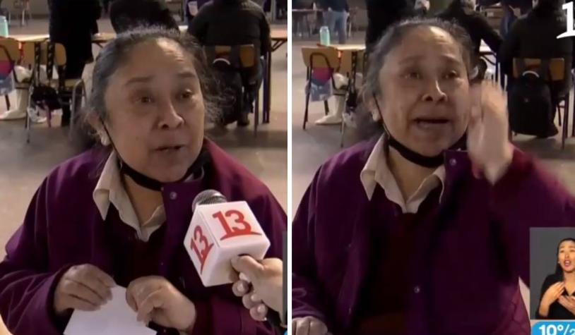 ​Señora que ha salido 12 veces vocal de mesa mandó contundente mensaje: "que le toque a otro"