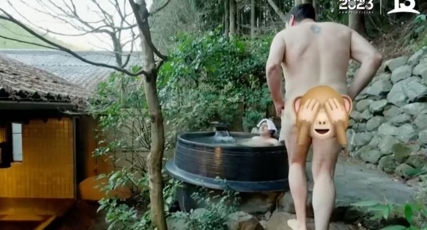 “Fuerte lo que acabo de ver”: Jorge Zabaleta y Pancho Saavedra se bañan desnudos en una tina