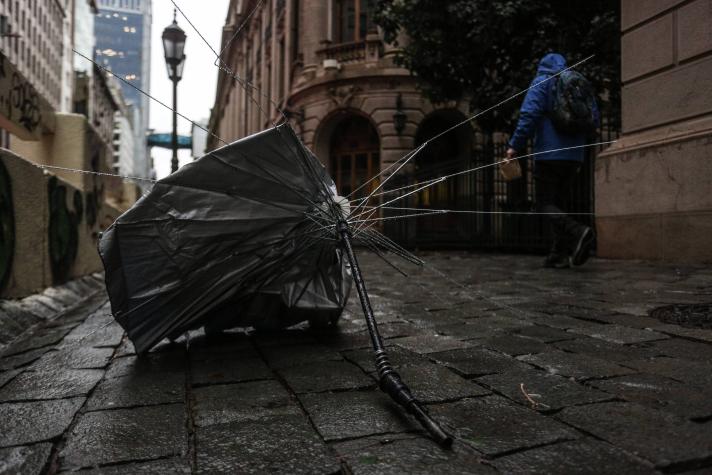 ¿Cuánto llovió este fin de semana en la región Metropolitana?