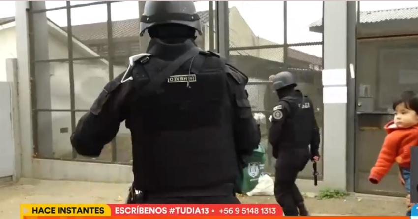 Gendarmes tomados como rehenes en cárcel de Angol ya fueron liberados