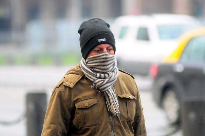 Este lunes se esperan 0° en Santiago