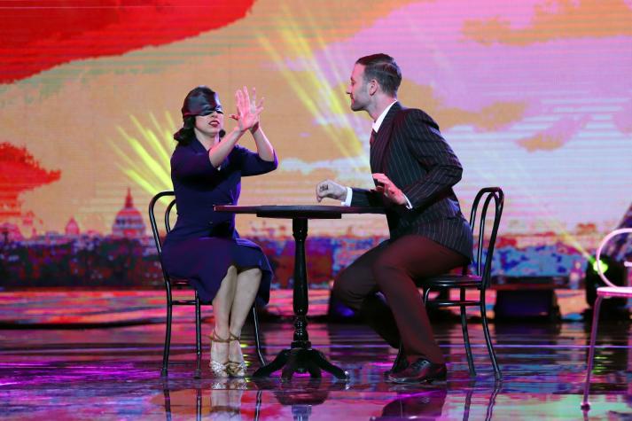 Hernán Contreras y Fran Zepeda se lucieron al ritmo de Robbie Williams y Nicole Kidman