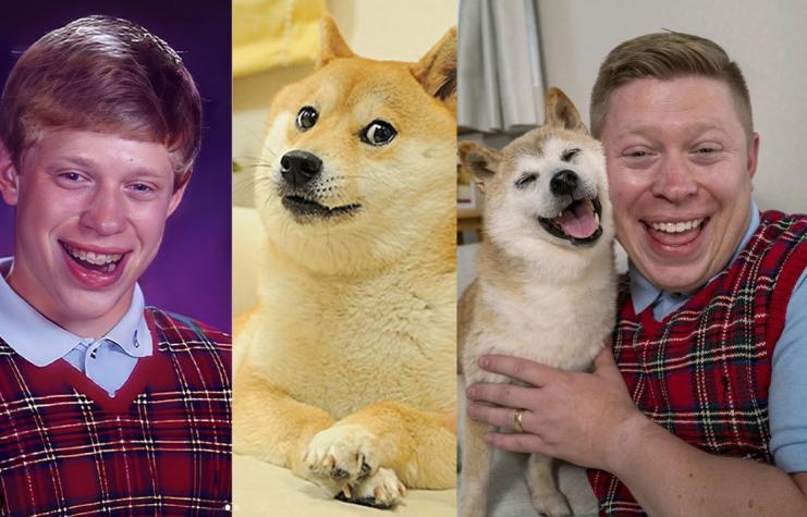 Una reunión legendaria: "Bad Luck Brian" se reunió con "Doge" en Japón