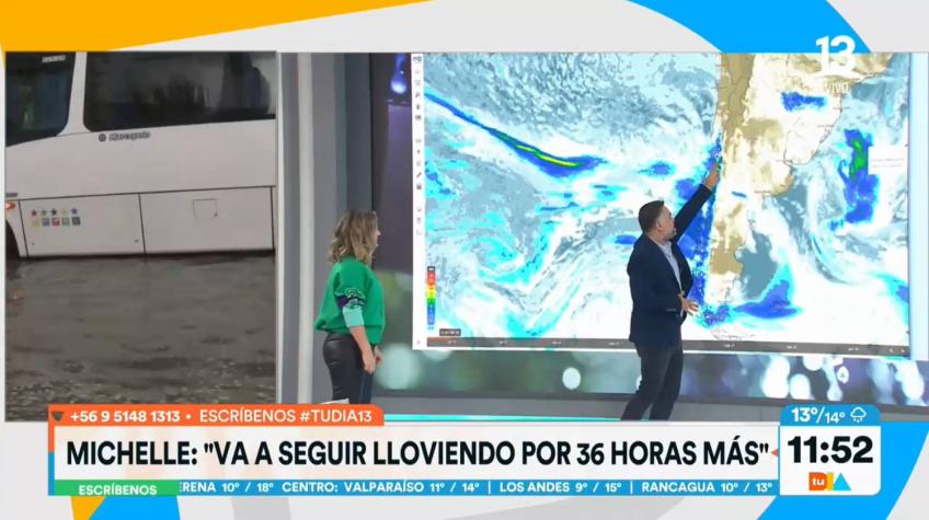 36 horas de lluvia: puede bajar la intensidad pero no se va a detener