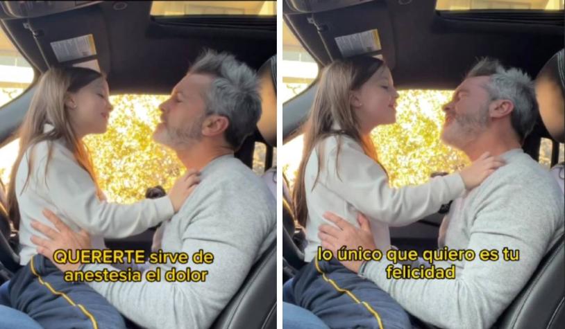 Morirás de ternura: Cristián Sánchez y su hija interpretan "Acróstico" de Shakira en su auto