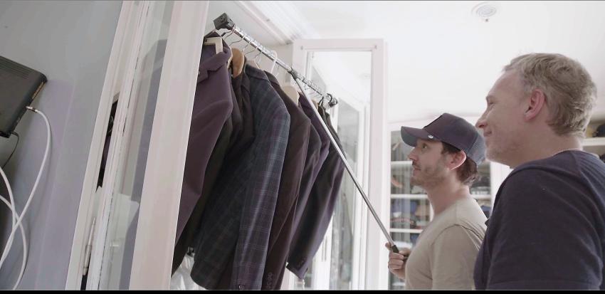 El clóset de ensueño de Benjamín Vicuña que se llenó de comentarios en redes sociales