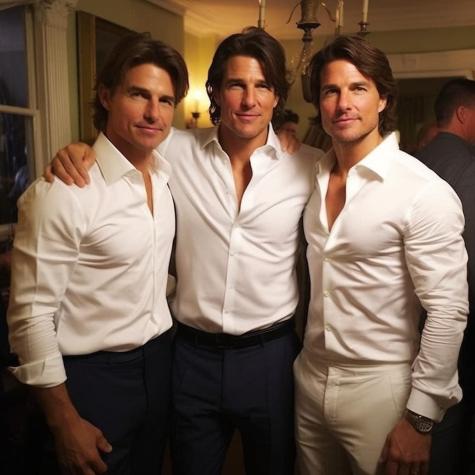 ¿Cuál es el real? La verdad detrás de la foto viral de Tom Cruise y sus “dobles”