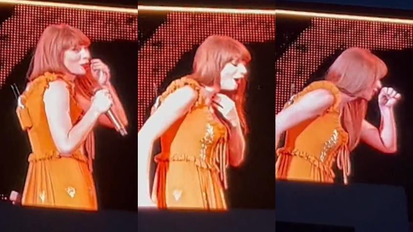 "Es delicioso": Taylor Swift se tragó por accidente un insecto en pleno concierto 