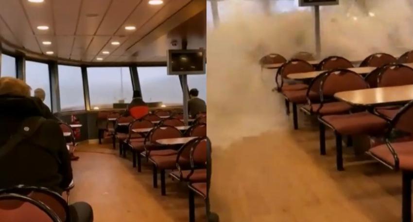 Fuertes imágenes: crucero se inundó igual que el Titanic