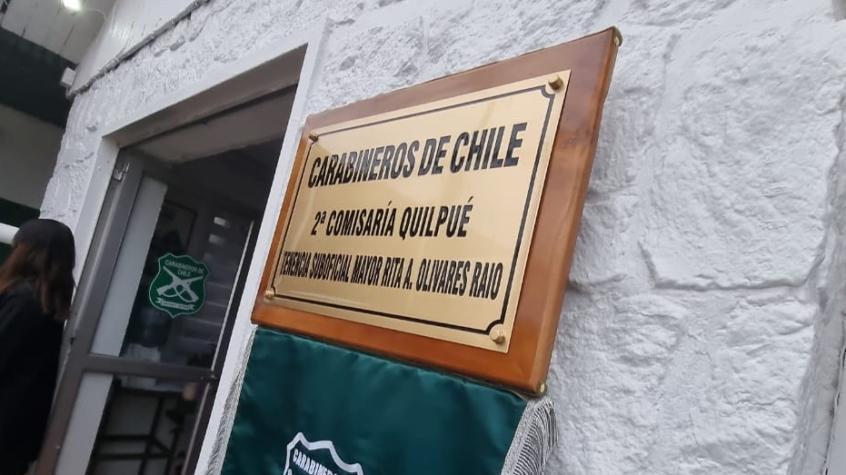 Carabineros renombró retén de El Belloto y ahora es "Tenencia Suboficial Mayor Rita Olivares"