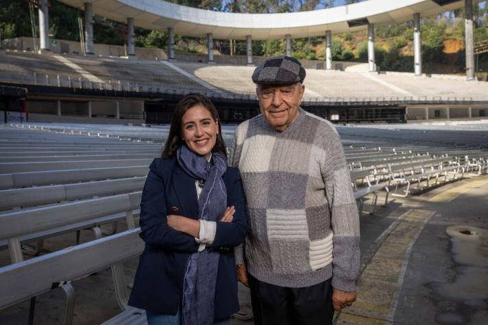 Mario Kreutzberger visitó la Quinta Vergara con alcaldesa Macarena Ripamonti