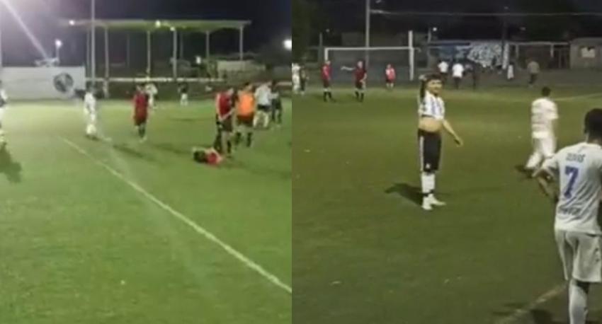 Entrenador es asesinado durante partido de fútbol: quedó registrado en transmisión en vivo